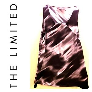 Black & Silver-gray Sleeveless Tank Blouse